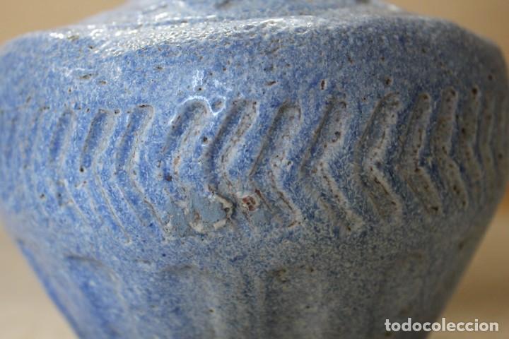 Antig&uuml;edades: JARRON TERRACOTA AZUL - Foto 12