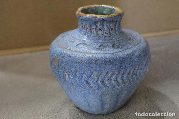 Antig&uuml;edades: JARRON TERRACOTA AZUL - Foto 24
