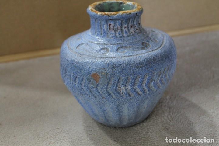 Antig&uuml;edades: JARRON TERRACOTA AZUL - Foto 25