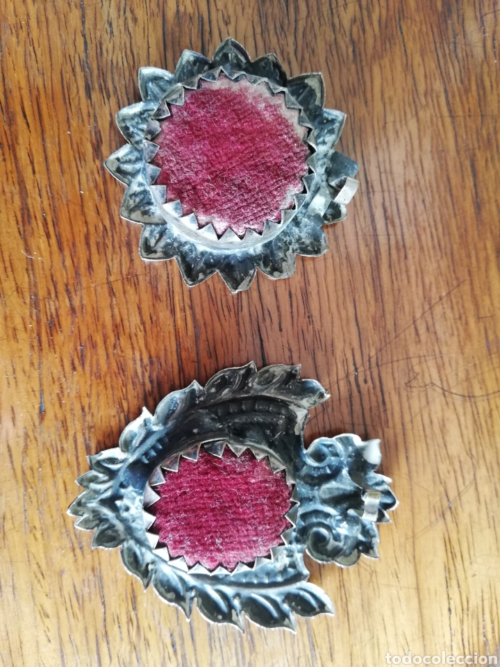Antig&uuml;edades: Relicarios de plata siglo xix - Foto 4
