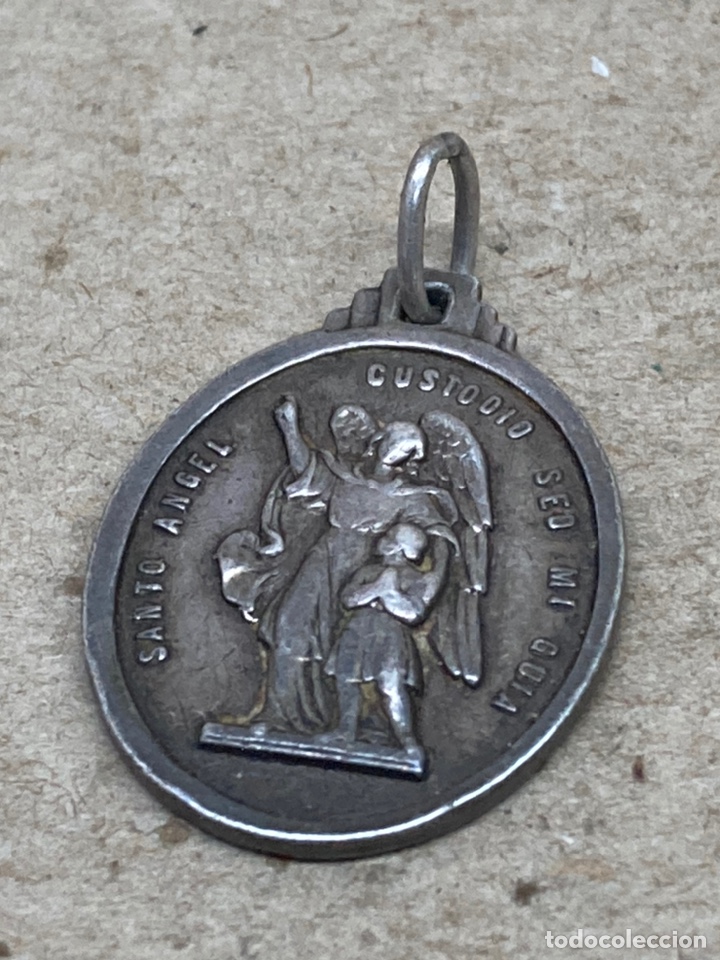 Antig&uuml;edades: Medalla de plata religiosa - Foto 2