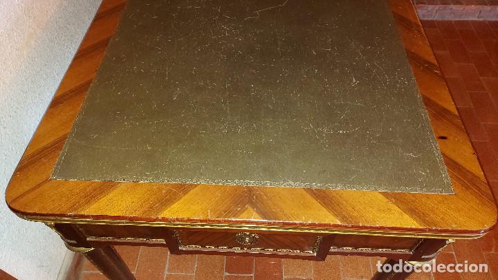Antig&uuml;edades: MESA DE DESPACHO ESTILO FRANCES MADERA CAOBA - Foto 4