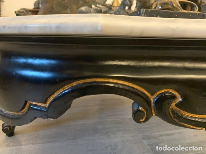Antig&uuml;edades: Mesa baja de centro en estilo Luis XV. - Foto 5