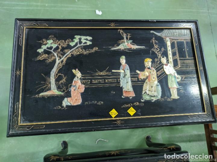 Antig&uuml;edades: N537 CONJUNTO DE 3 MESAS, ESTILO ORIENTAL - Foto 8