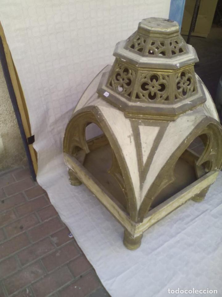 Antig&uuml;edades: Capilla u Hornacina de madera policromada - Foto 4