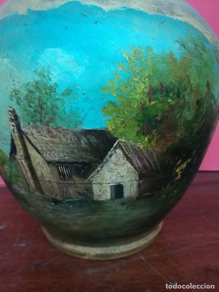 Antig&uuml;edades: Jarr&oacute;n de cer&aacute;mica pintado - Foto 5