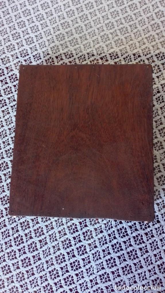 Antig&uuml;edades: Servilletero de madera encerado y patinado - Foto 6