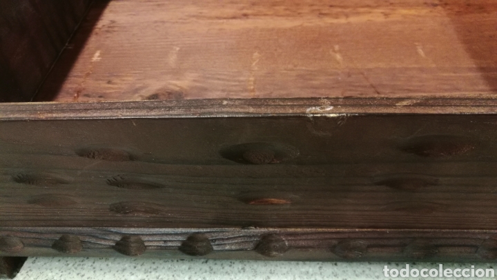 Antig&uuml;edades: PRECIOSA CAJA DE MADERA CON RELIEVE - Foto 7