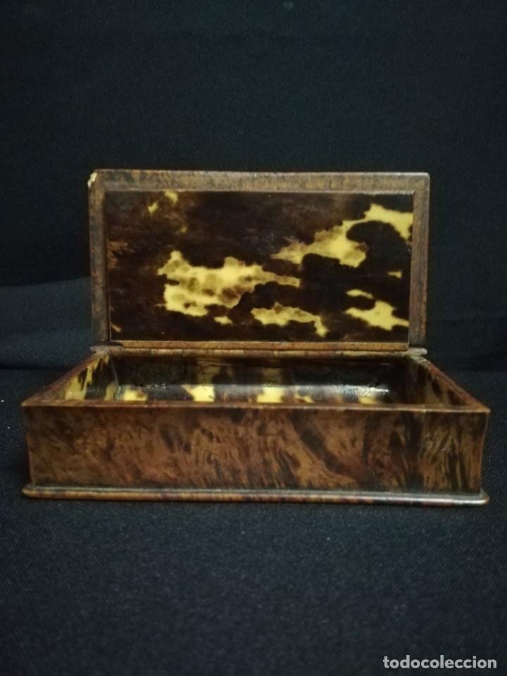 Antig&uuml;edades: CAJA DE RA&Iacute;Z DE OLIVO S. XIX - Foto 5