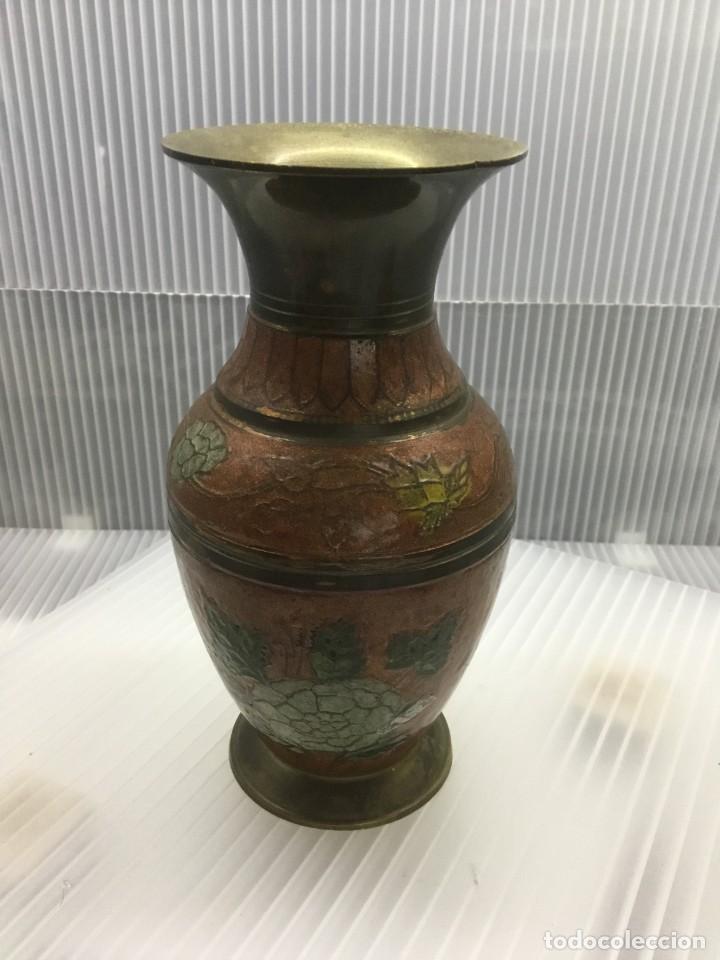 Antigüedades: jarron bronce antiguo - Foto 1 - 221313518