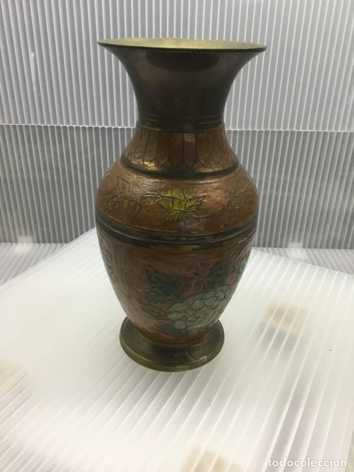 Antigüedades: jarron bronce antiguo - Foto 3 - 221313518