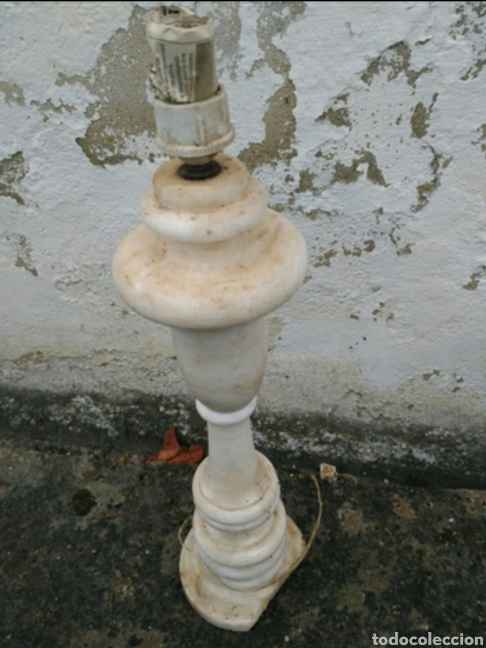 Antig&uuml;edades: LAMPARA de pie MARMOL - Foto 5