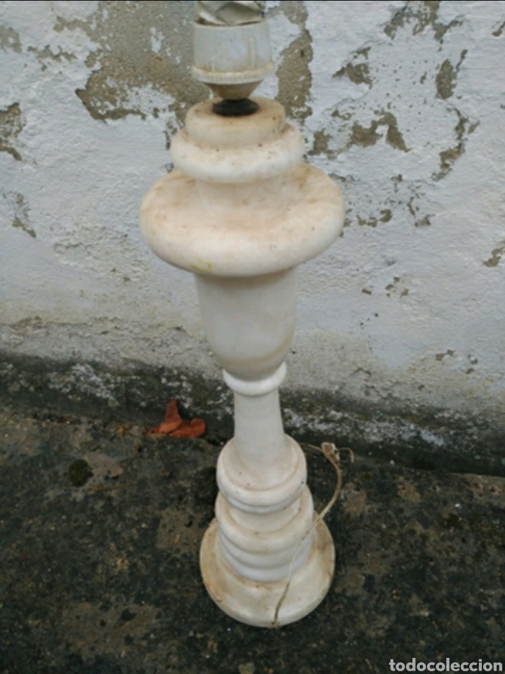 Antig&uuml;edades: LAMPARA de pie MARMOL - Foto 6