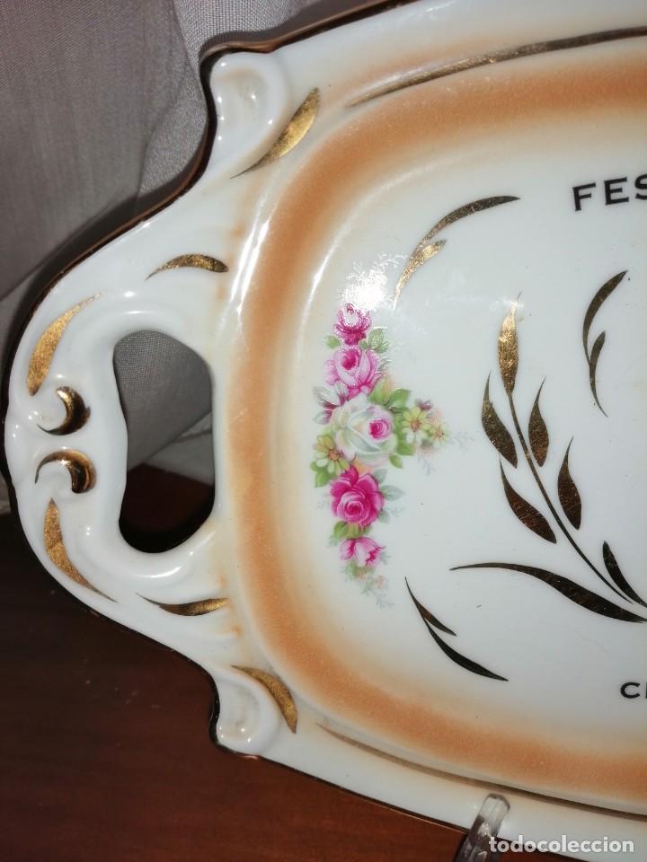 Antig&uuml;edades: Bandeja de porcelana - Foto 3