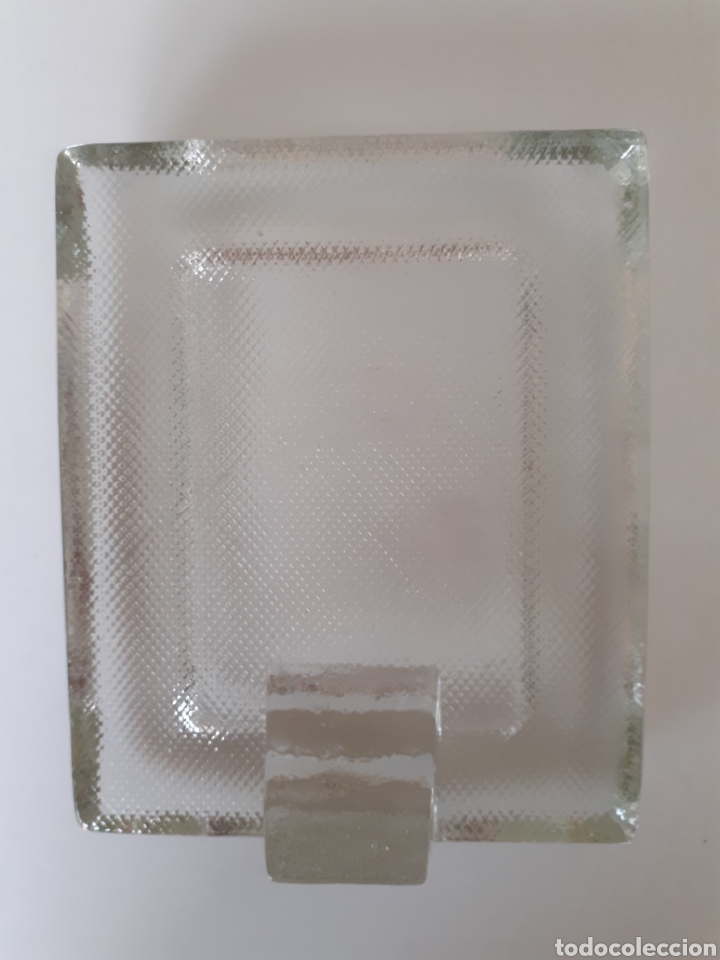 Antiquit&eacute;s: Portaretratos en cristal s&oacute;lido europeo.