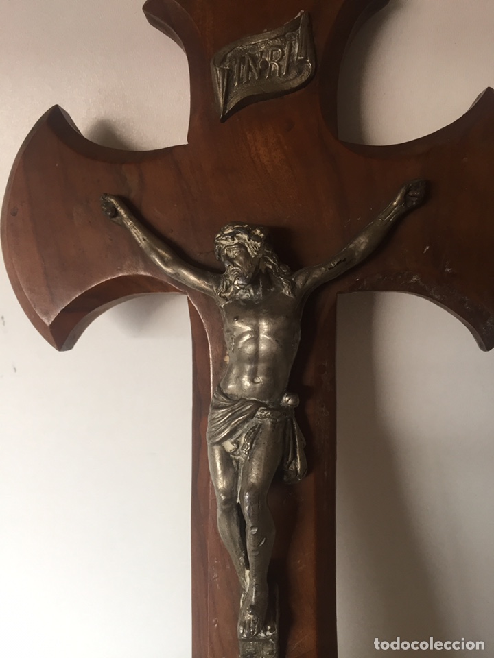 Antig&uuml;edades: Antiguo crucifijo - Foto 2