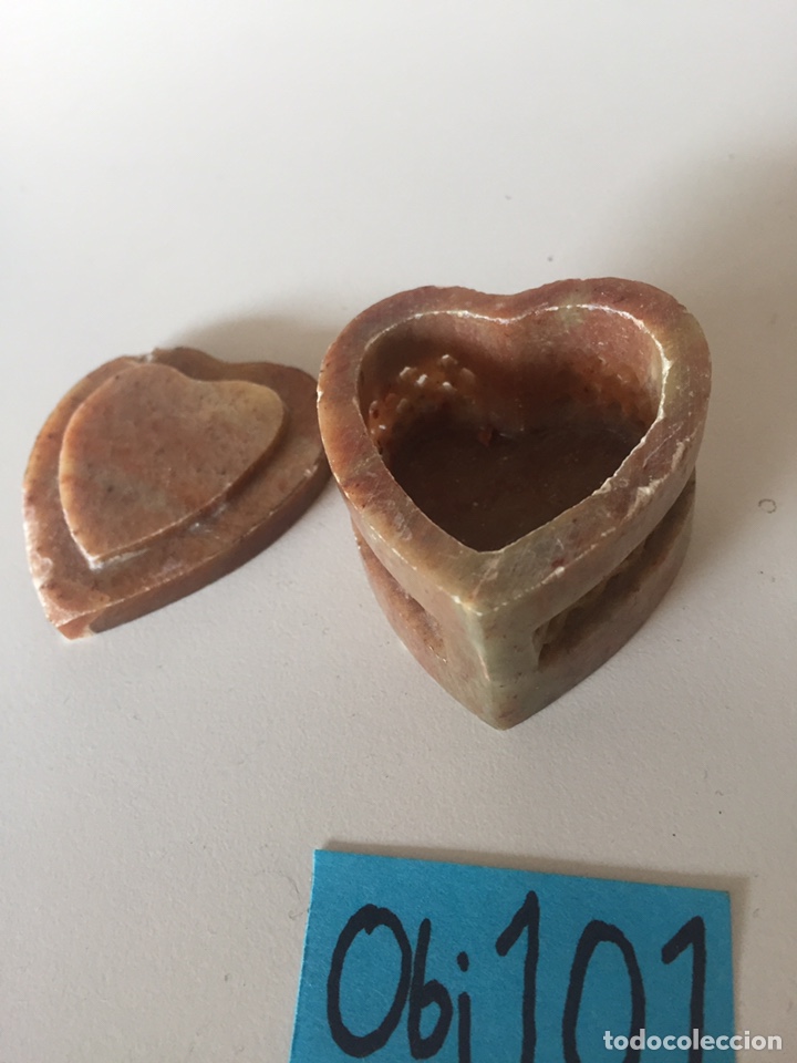Antig&uuml;edades: Pastillero de m&aacute;rmol antiguo - Foto 2