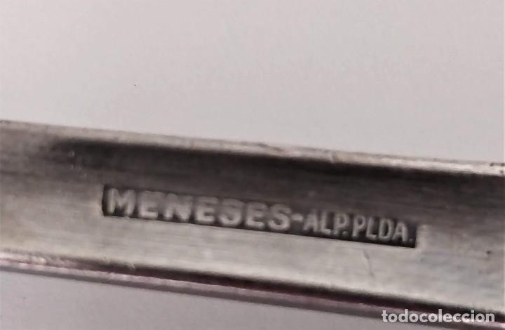 Antig&uuml;edades: Cuchara y Tenedor Alpaca Plateada - Foto 4