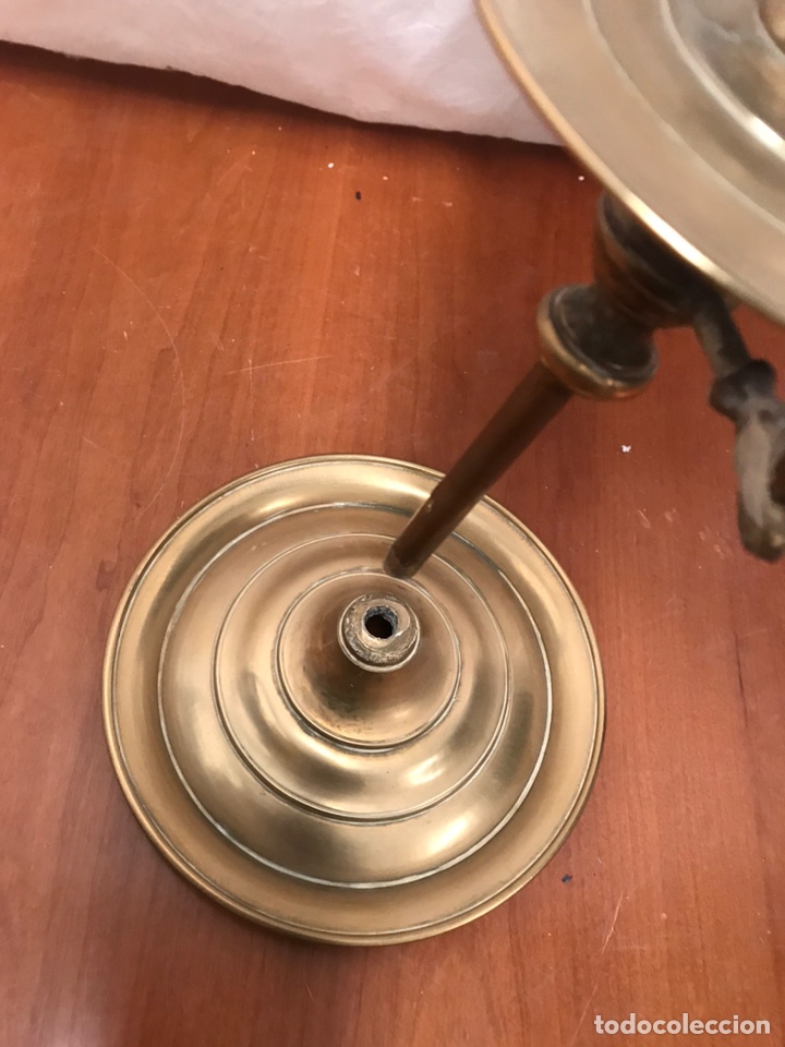 Antig&uuml;edades: Antigua l&aacute;mpara de aceite - Foto 5
