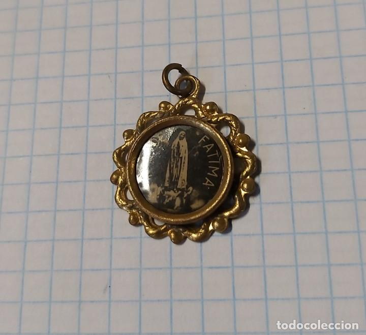 Antig&uuml;edades: Medalla religiosa, F&aacute;tima, 2 cm aprox. - Foto 1