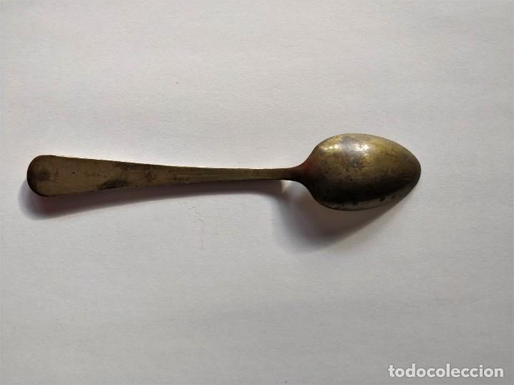 Antig&uuml;edades: Cuchara Laton Plateado - Foto 2