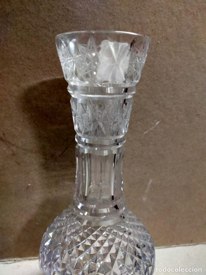 Antig&uuml;edades: JARRON DE CRISTAL CON PIE DE PLATA - Foto 11
