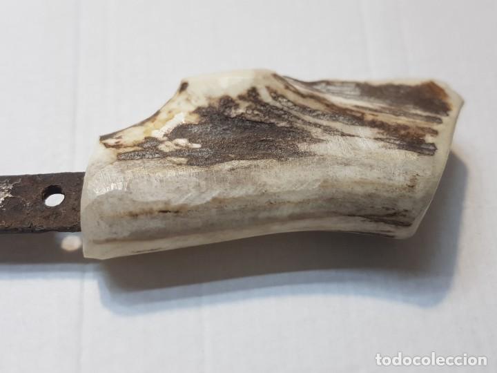 Antigüedades: Útiles agrícolas totalmente artesanos hoz y cuchillo recogida - Foto 4 - 221794785