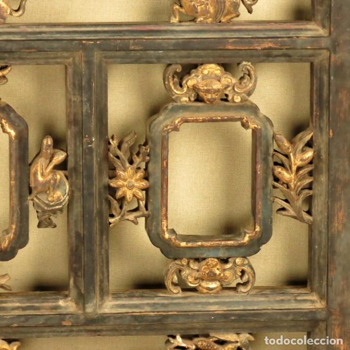 Antig&uuml;edades: VENTANA CELOS&Iacute;A CHINA - Foto 6