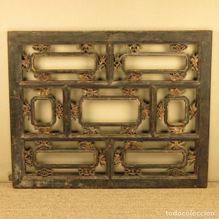 Antig&uuml;edades: VENTANA CELOS&Iacute;A CHINA - Foto 2