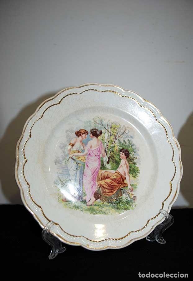Antig&uuml;edades: PAREJA DE PLATOS ANTIGUOS - Foto 3