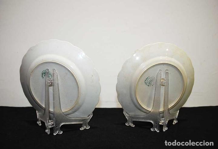 Antig&uuml;edades: PAREJA DE PLATOS ANTIGUOS - Foto 5