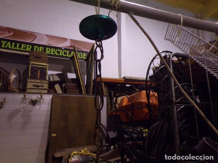 Antig&uuml;edades: ESTAMOS LIQUIDANDO. antigua lampara de bronce funcionando - Foto 7