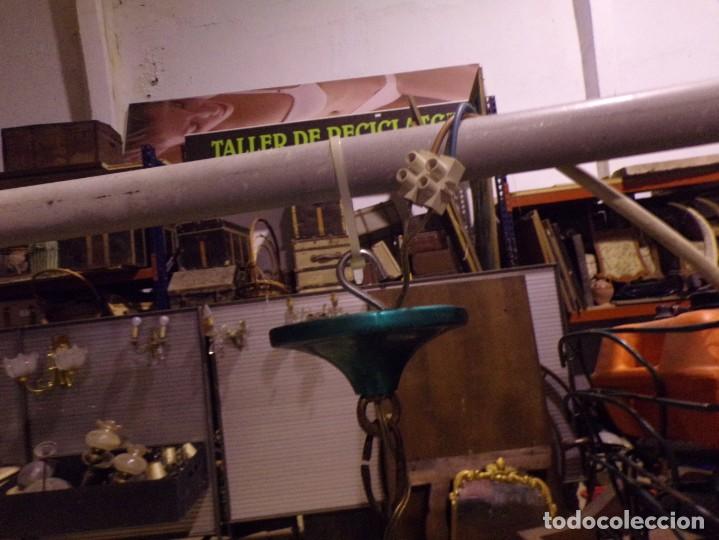 Antig&uuml;edades: ESTAMOS LIQUIDANDO. antigua lampara de bronce funcionando - Foto 8