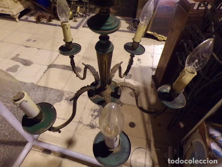 Antig&uuml;edades: ESTAMOS LIQUIDANDO. antigua lampara de bronce funcionando - Foto 9