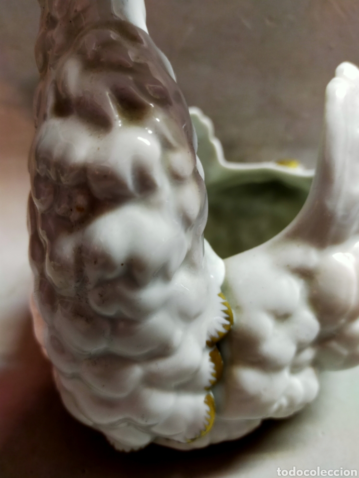 Antig&uuml;edades: CISNE EN PORCELANA HISPANIA - Foto 16