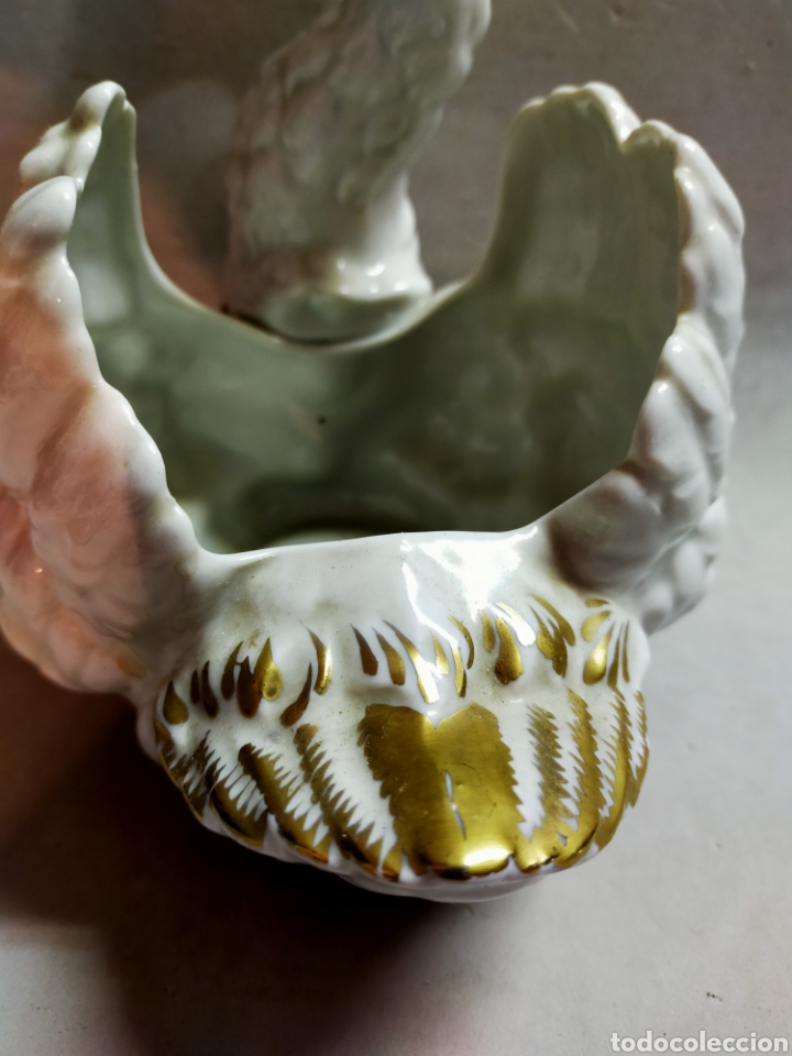 Antig&uuml;edades: CISNE EN PORCELANA HISPANIA - Foto 18