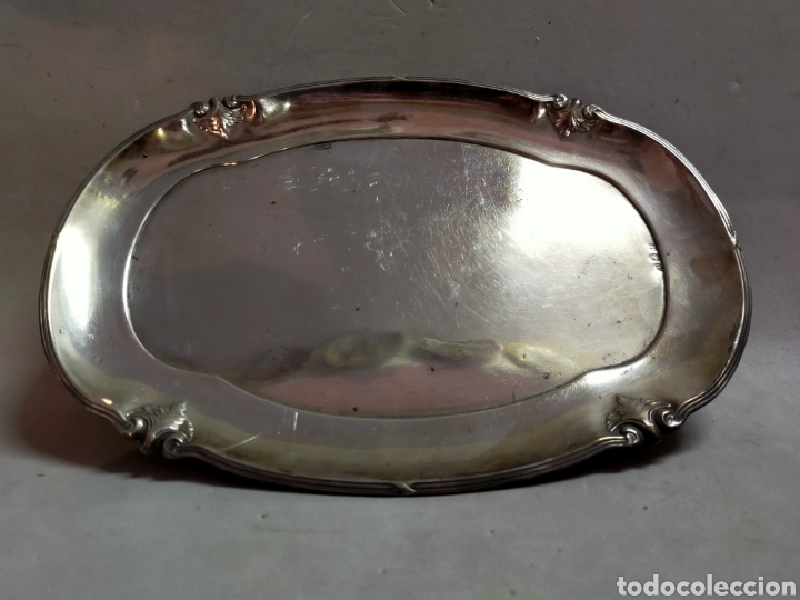 Antig&uuml;edades: BANDEJA, SALVILLA, EN METAL - Foto 2
