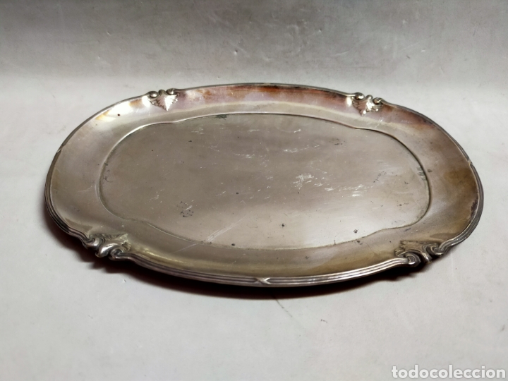 Antig&uuml;edades: BANDEJA, SALVILLA, EN METAL - Foto 1