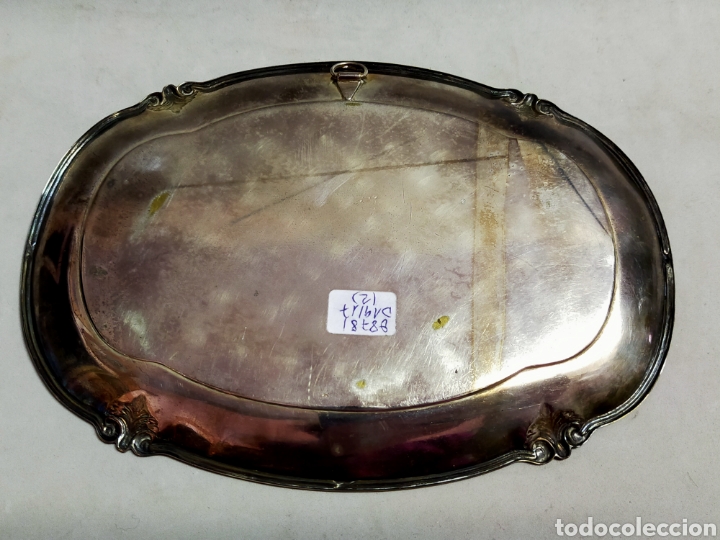 Antig&uuml;edades: BANDEJA, SALVILLA, EN METAL - Foto 10