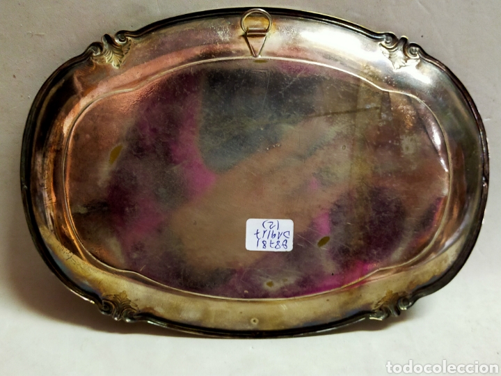 Antig&uuml;edades: BANDEJA, SALVILLA, EN METAL - Foto 11