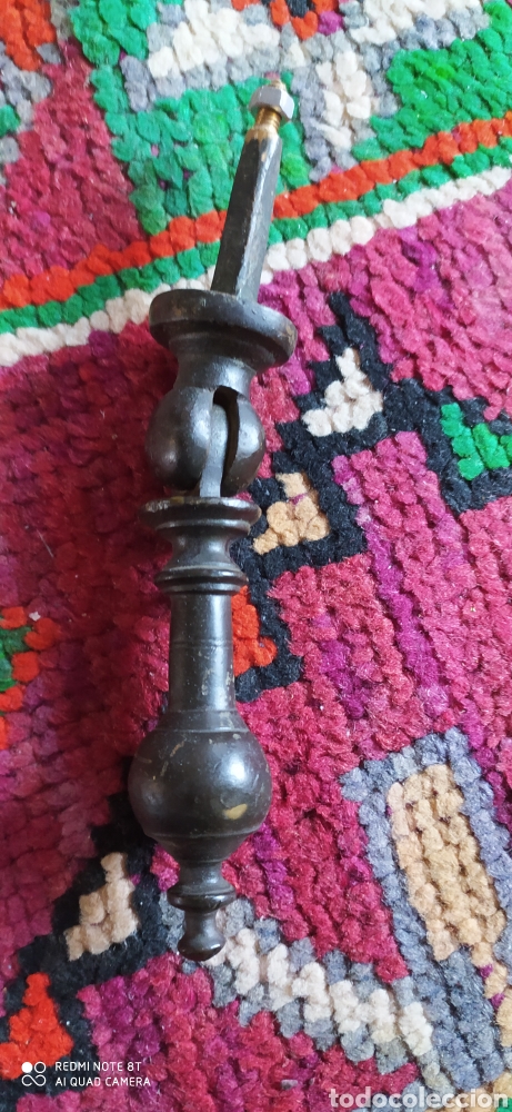 Antig&uuml;edades: Aldaba bronce S - XVIII - Foto 2