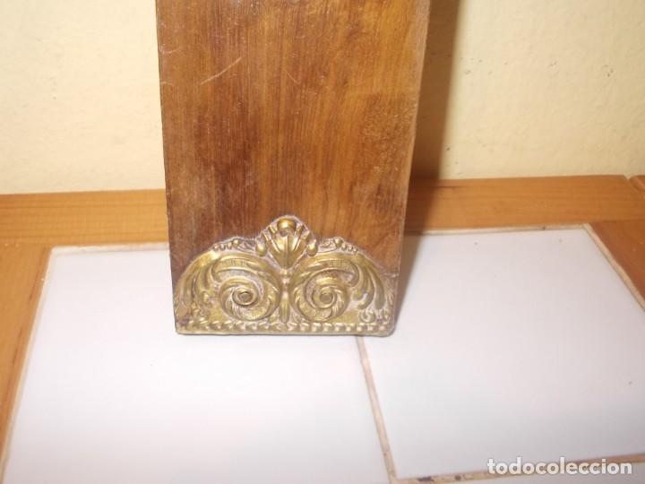 Antig&uuml;edades: crucifijo madera y bronce - Foto 5