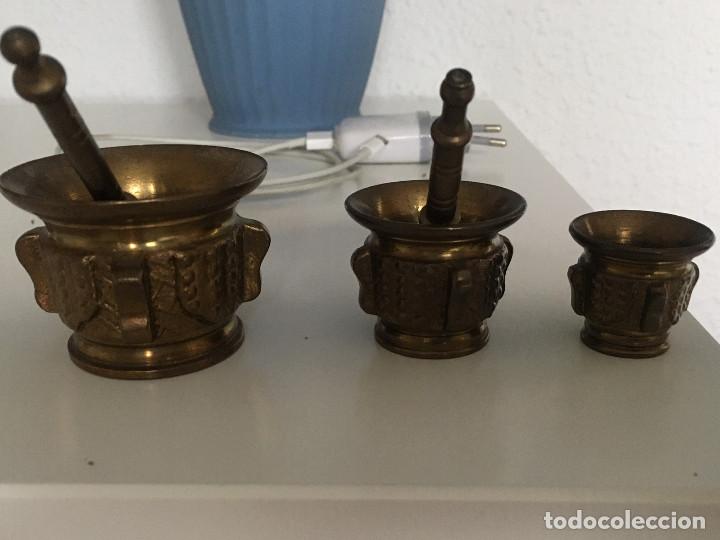 Antig&uuml;edades: Almirez o morteros con sus machacadores - Foto 1