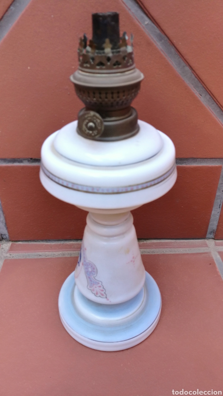 Antig&uuml;edades: ANTIGUO QUINQUEL OPALINA - Foto 1
