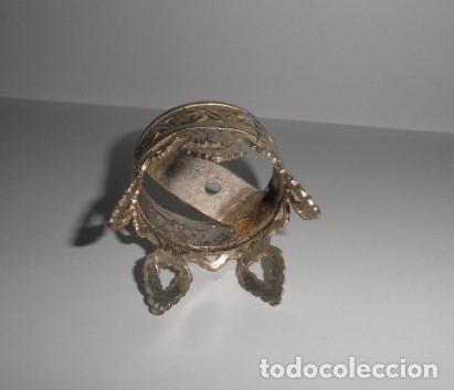 Antig&uuml;edades: Corona de bronce ba&ntilde;ada en plata - Foto 3