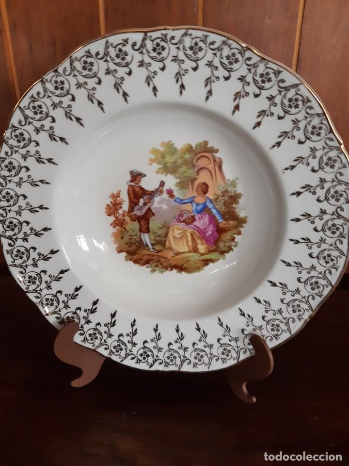 Antig&uuml;edades: ANTIGUO PLATO DE PORCELANA FRANCESA. - Foto 1
