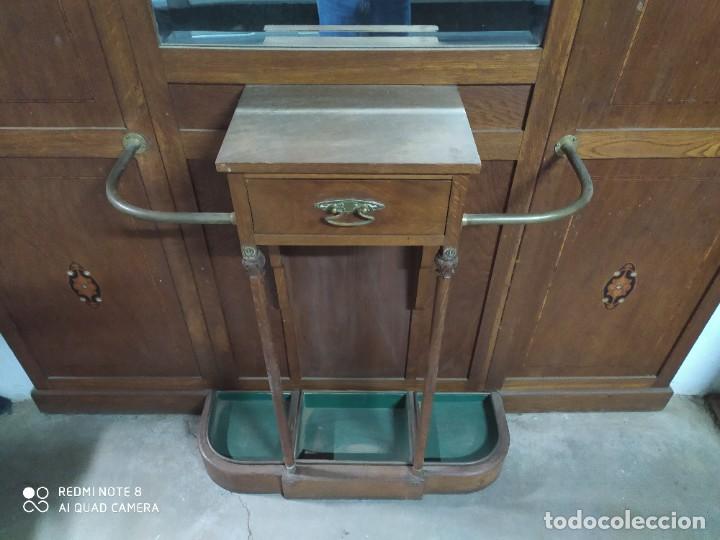 Antig&uuml;edades: Perchero Roble - Foto 1