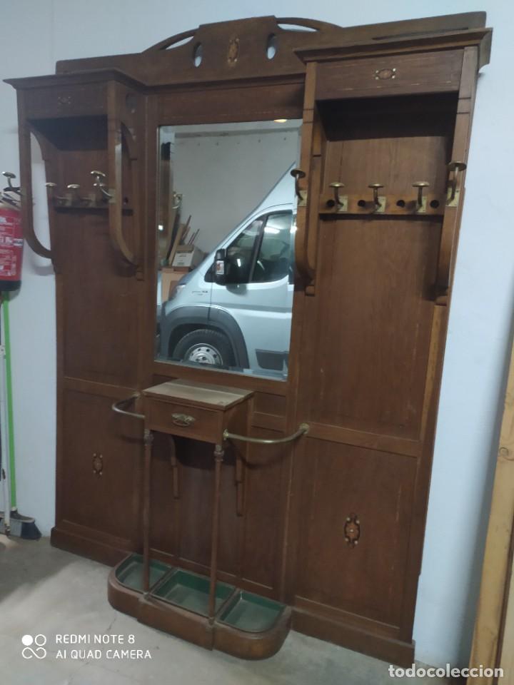 Antig&uuml;edades: Perchero Roble - Foto 4