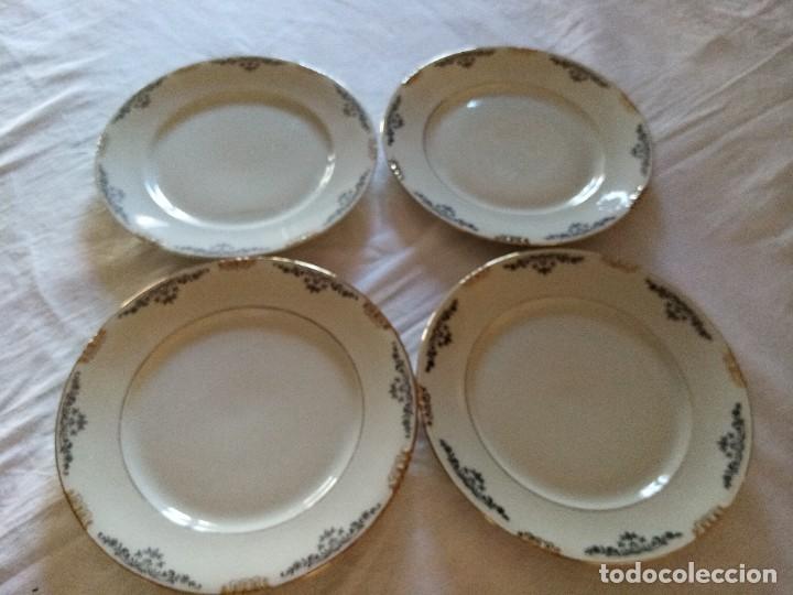 Antig&uuml;edades: Lote de 4 platos de postre bavaria 36 - Foto 2