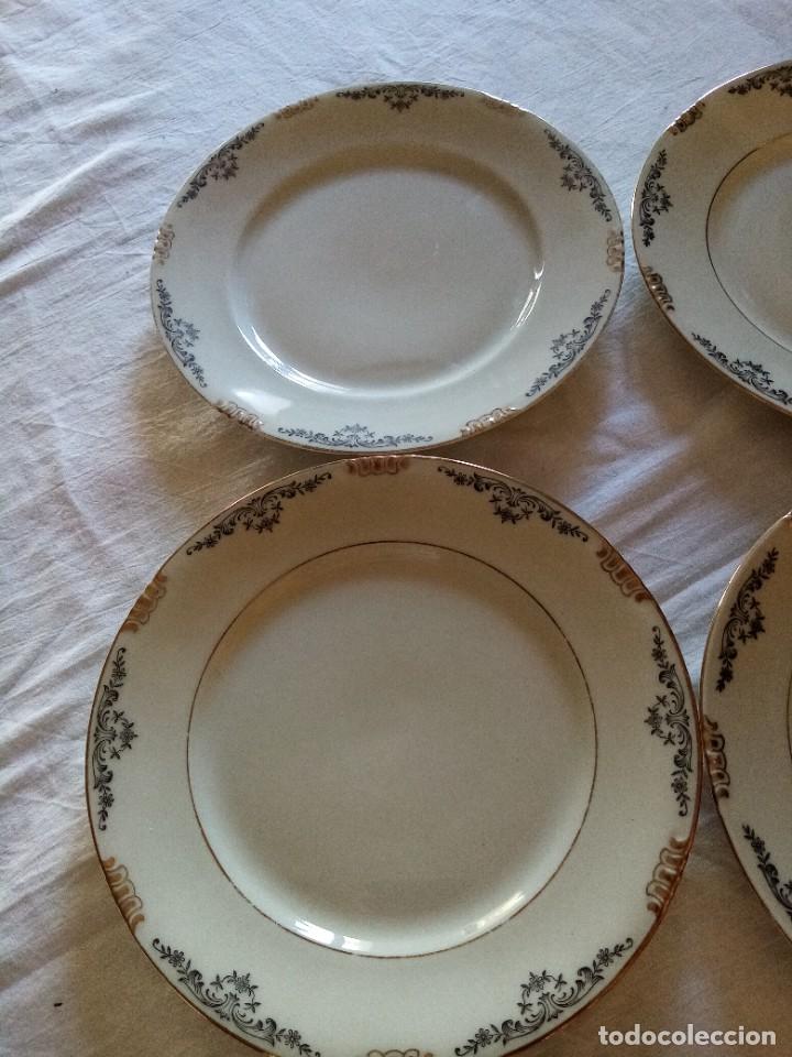 Antig&uuml;edades: Lote de 4 platos de postre bavaria 36 - Foto 6